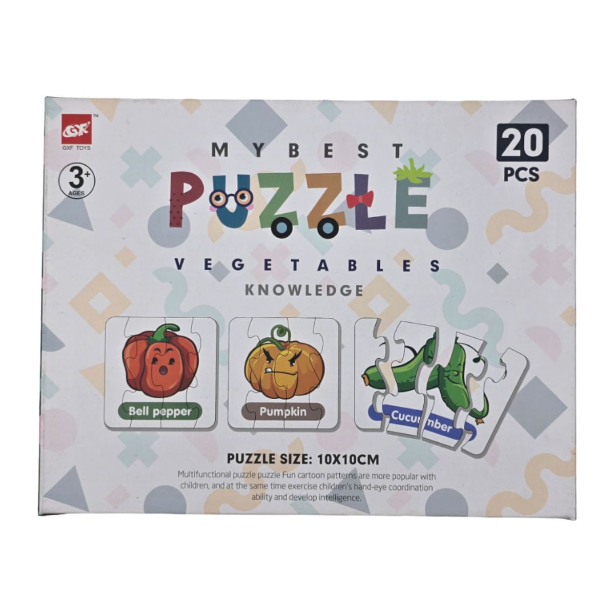 FLIPEREX - Puzzle Rompe Cabezas Didactico Educativo Para Niños 20 Pcs