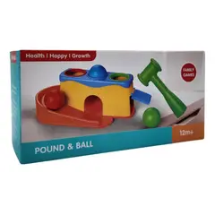 GENERICO - Juguete Para Bebe Tobogan Descarga Con Martillo Y 3 Pelotas