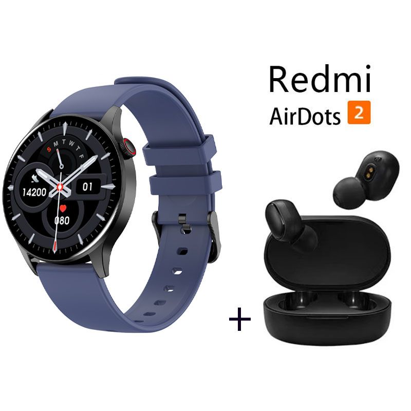 XIAOMI - Y85 reloj inteligente deportivo + combo Redmi AirDots 2 - azul