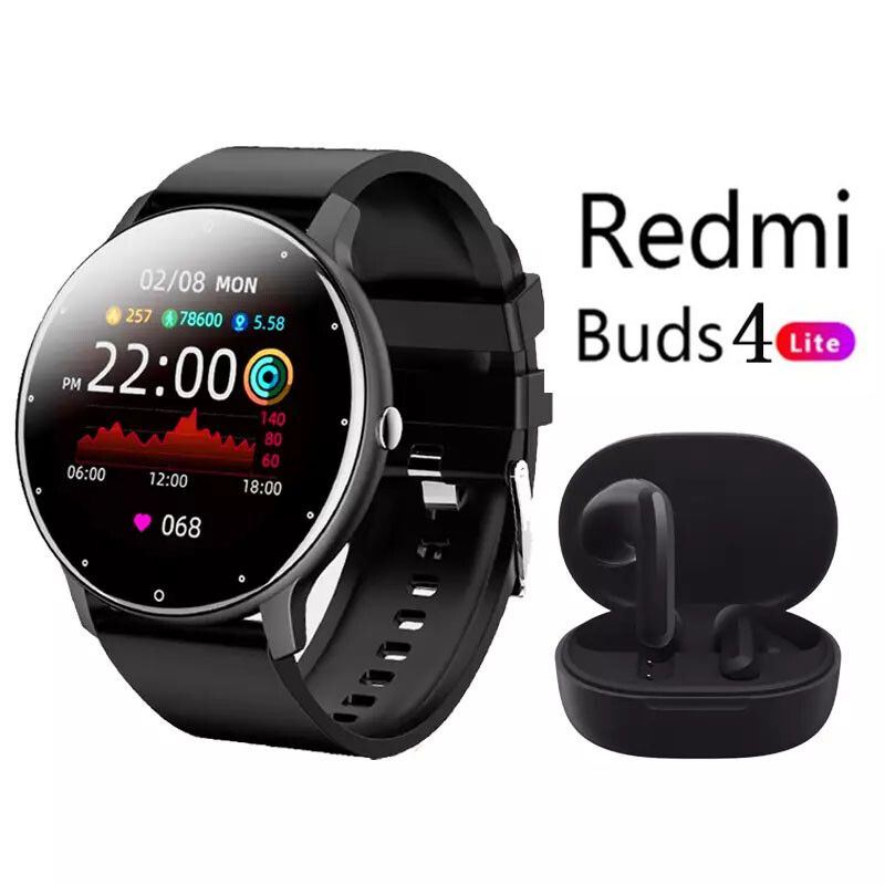 XIAOMI - Auriculares bluetooth xiaomi buds 4 lite y Zl02 reloj inteligente
