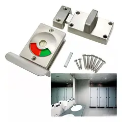 GENERICO - Cerradura Chapa Baño O Vestidor Con Indicador Libre Ocupado