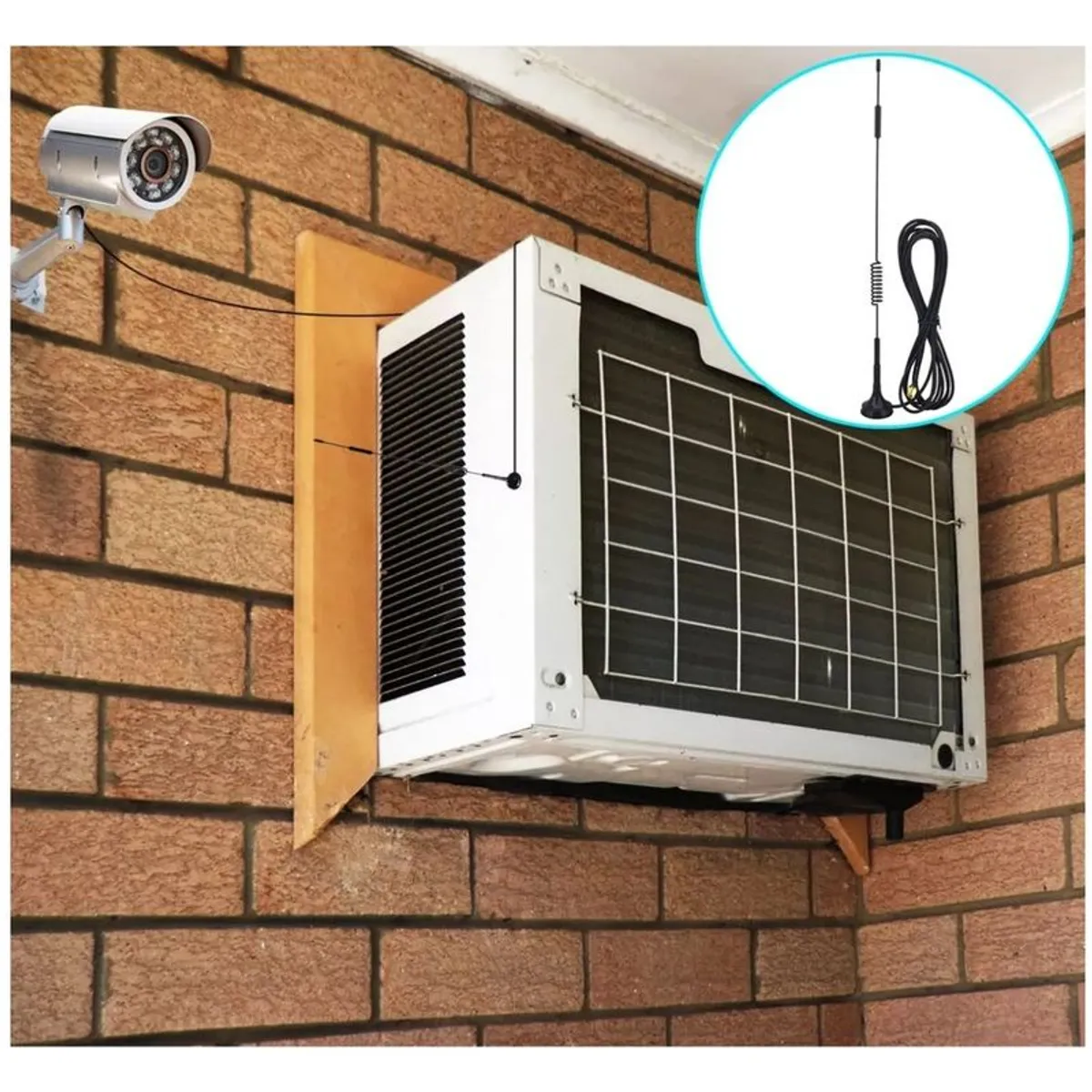 GENERICO - Antena Wifi 12dbi 3g 4g Aerea Sma Macho Rg174 700-2700mhz 5m