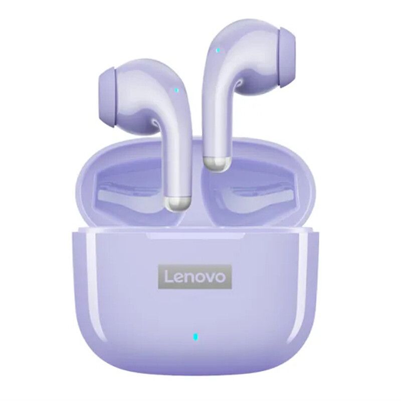 LENOVO - Auriculares inalámbricos Bluetooth Lenovo Lp40 Pro - Morado
