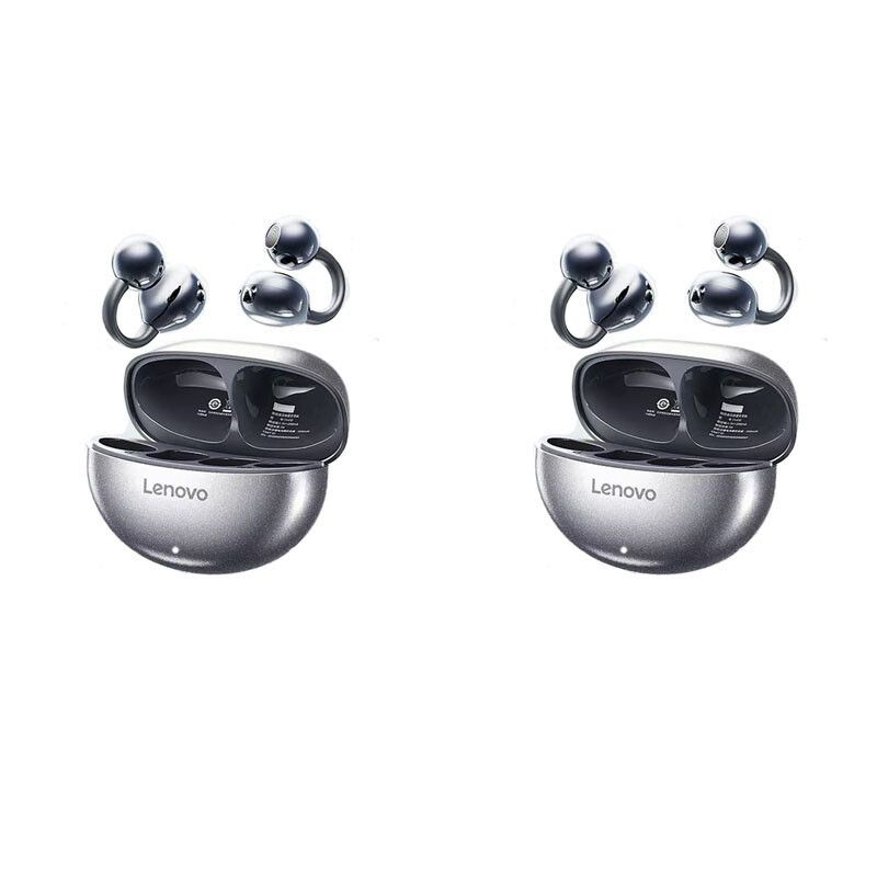 LENOVO - Audífonos 2artículos Lenovo Clip TA140 TWS Bluetooth 54 - Negro