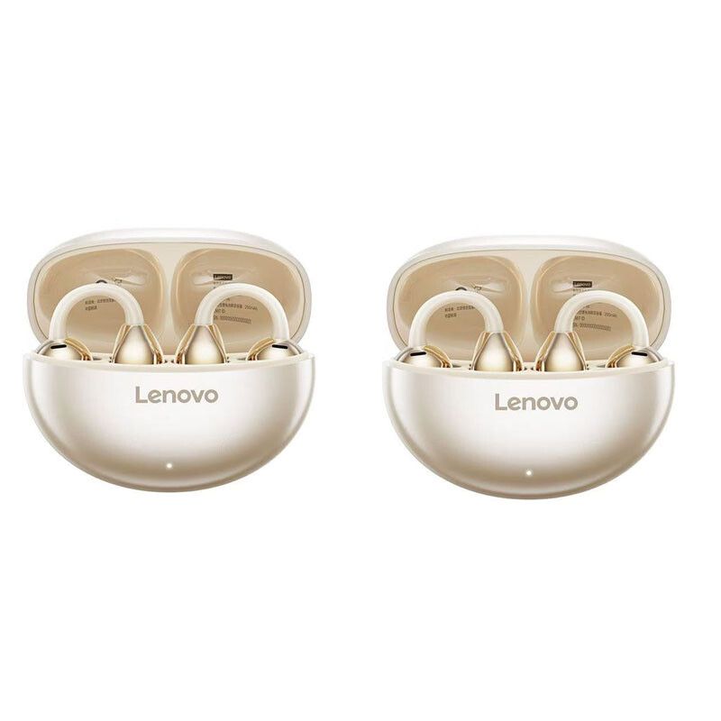 LENOVO - Audífonos 2 artículos Lenovo Clip TA140 TWS Bluetooth 54 - Beige