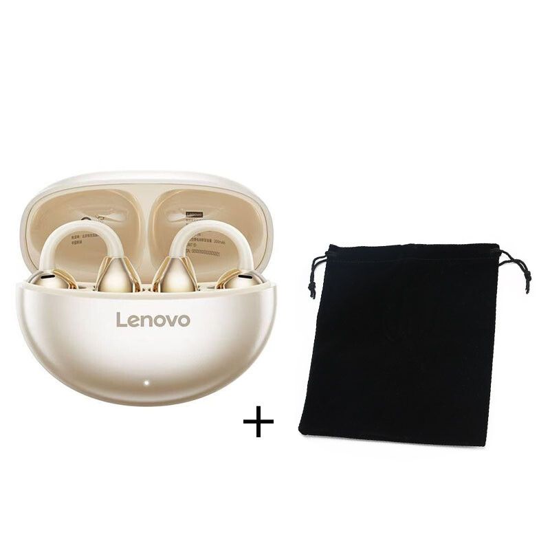 LENOVO - Audífonos Lenovo Clip TA140 TWS Bluetooth 54 Beige y Accesorios