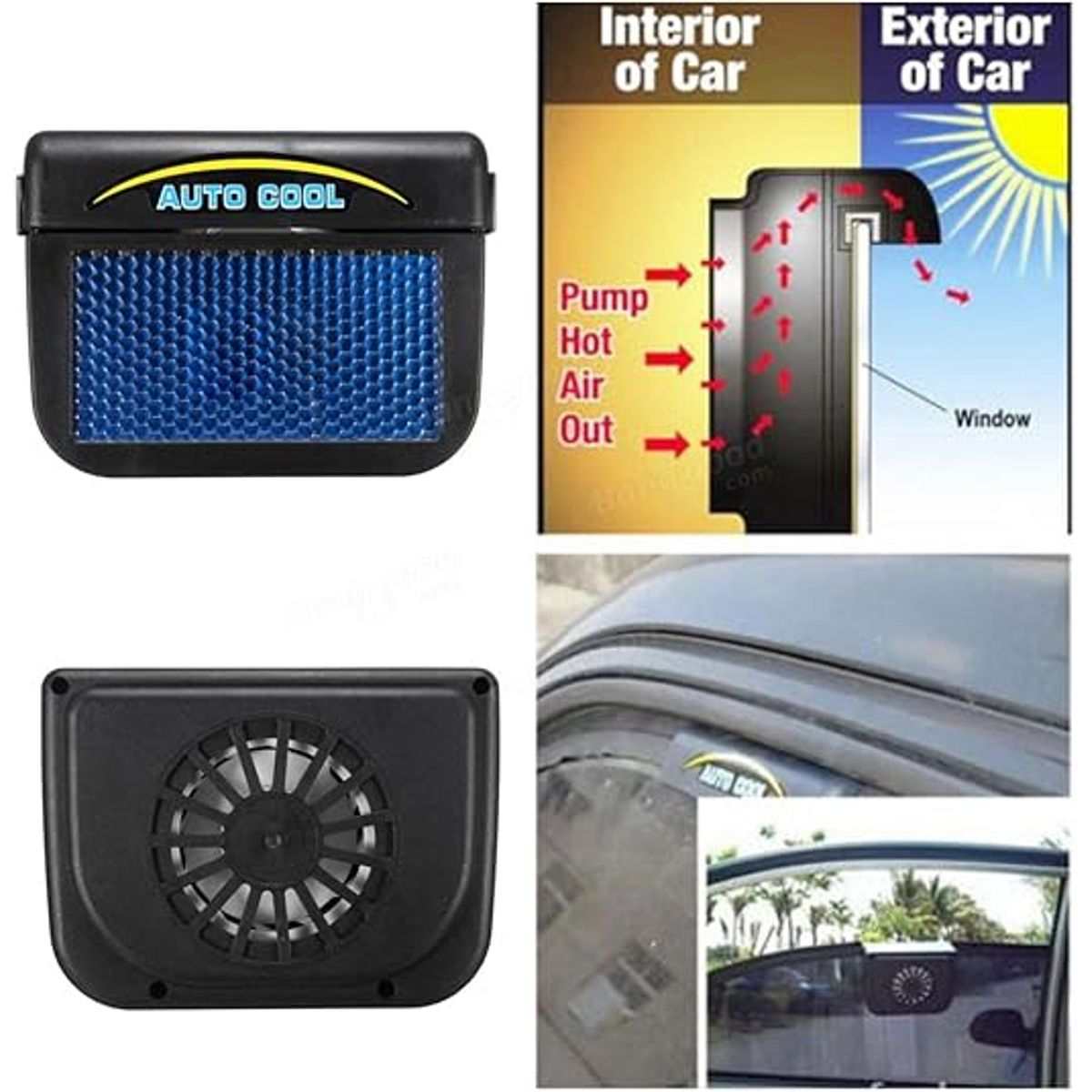 MOVI - EXTRACTOR DE AIRE CALIENTE PARA AUTO SOLAR