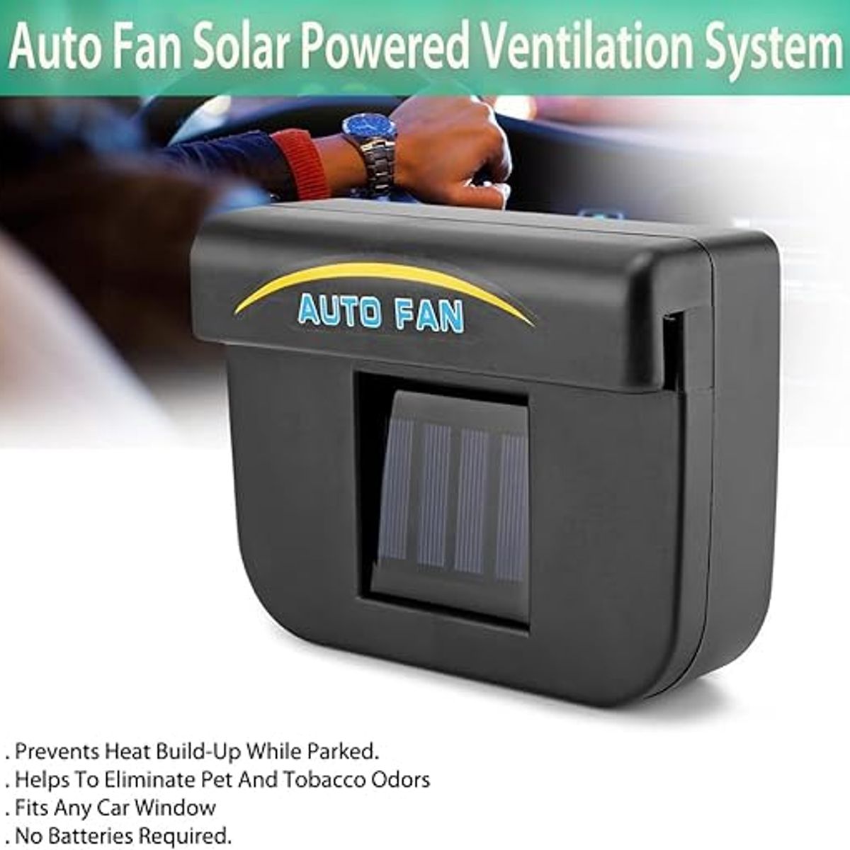 MOVI - EXTRACTOR DE AIRE CALIENTE PARA AUTO SOLAR