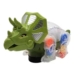 GENERICO - Dinosaurio Triceratops Musical Gear Dino Juguete Didáctico