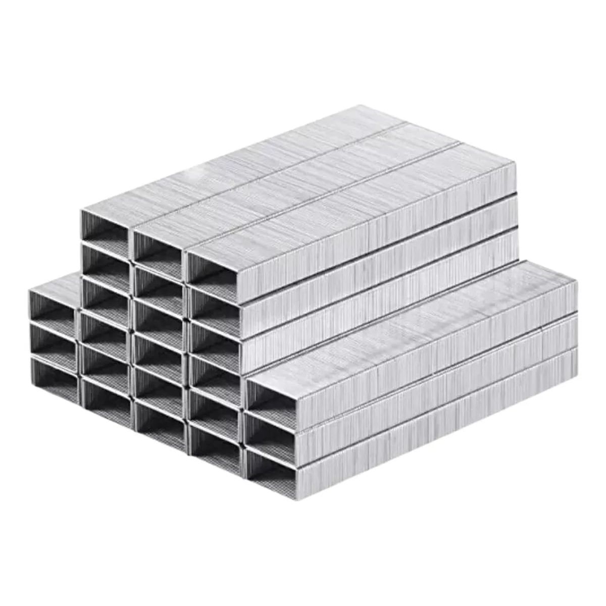 GENERICO - Corchetes Grapas Metálicas 24/6 2000 Corchetes 12 X 6 mm