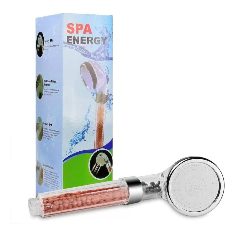 GENERICO - Eco Ducha Spa Cabezal Para Ducha Telefono Mango Filtrador