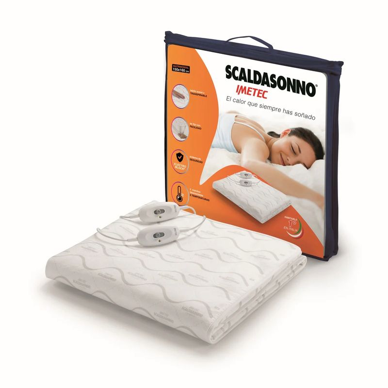 SCALDASONNO - CALIENTA CAMA 2 PLAZAS 2 TEMPERATURAS SCALDASONNO
