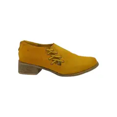 HERIEL - Zapato Camel Gamuza Mujer
