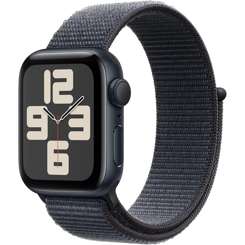 APPLE - Apple Watch SE 2nd Gen GPS 40mm Midnight Aluminio - Sport Loop