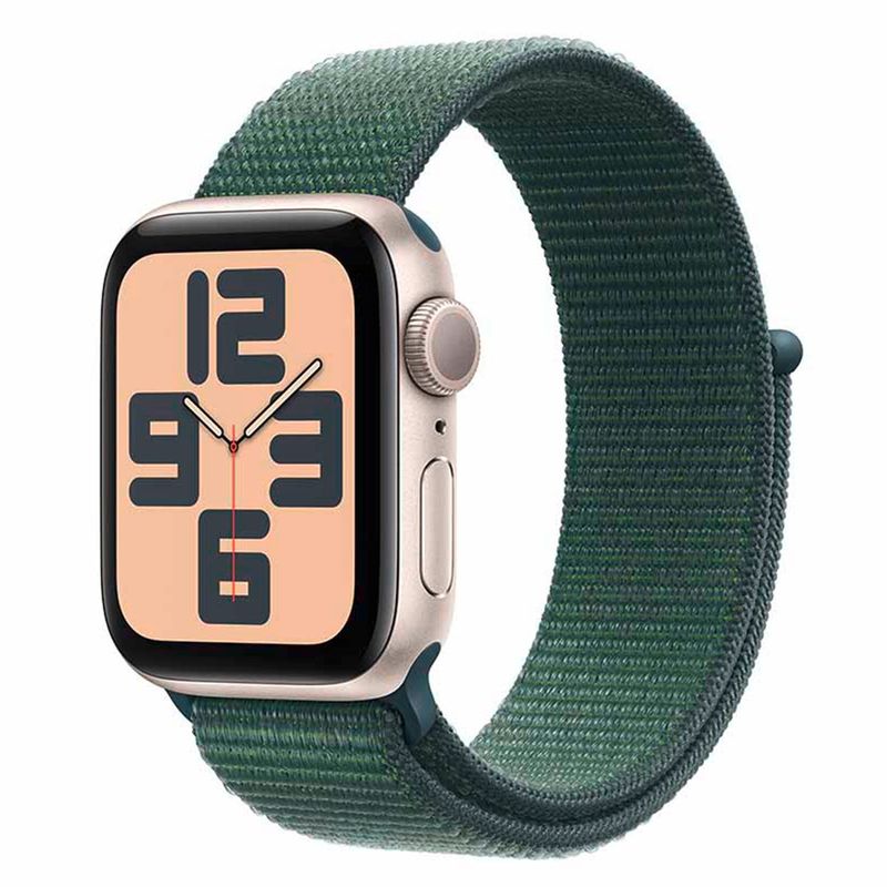 APPLE - Apple Watch SE 2nd Gen GPS 44mm Starlight Aluminio Sport Loop