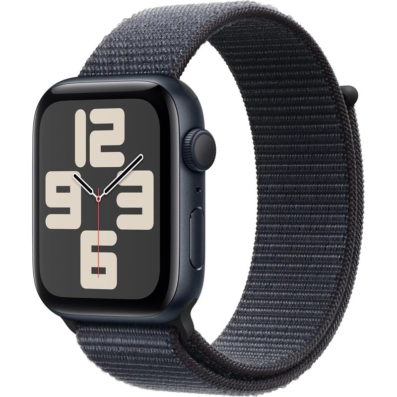 APPLE - Apple Watch SE 2nd Gen GPS 44mm Midnight Aluminio Midnight Sport Loop