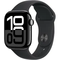 APPLE - Watch Series 10 GPS 42mm Jet Black Aluminio Sport Band SM