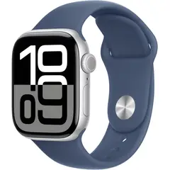 APPLE - Watch Series 10 GPS 42mm Silver Aluminio Denim Sport Band SM