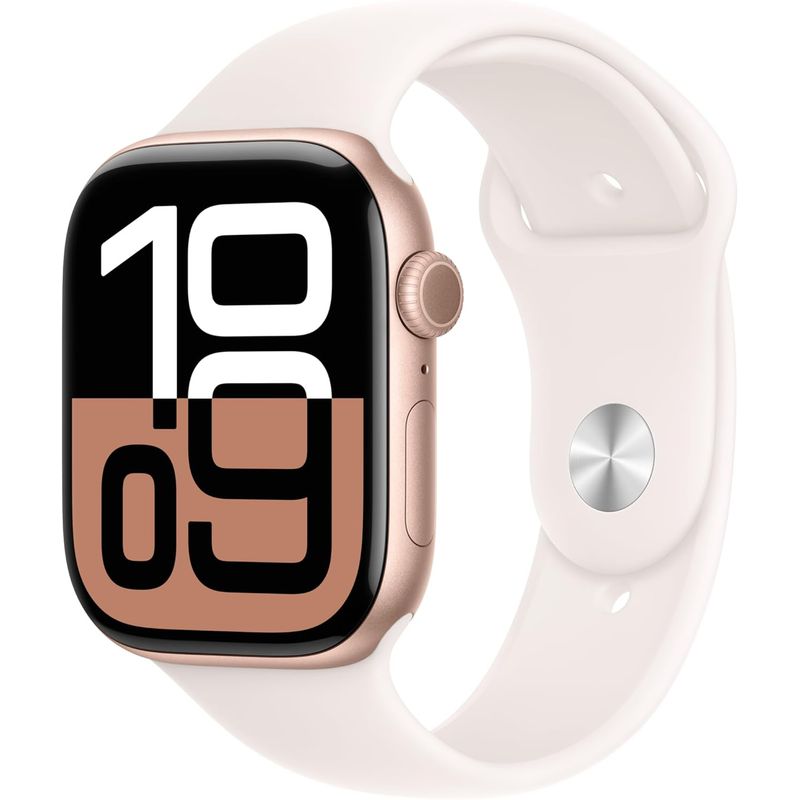 APPLE - Apple Watch Series 10 GPS 46mm Rose Gold Aluminio Sport Band ML