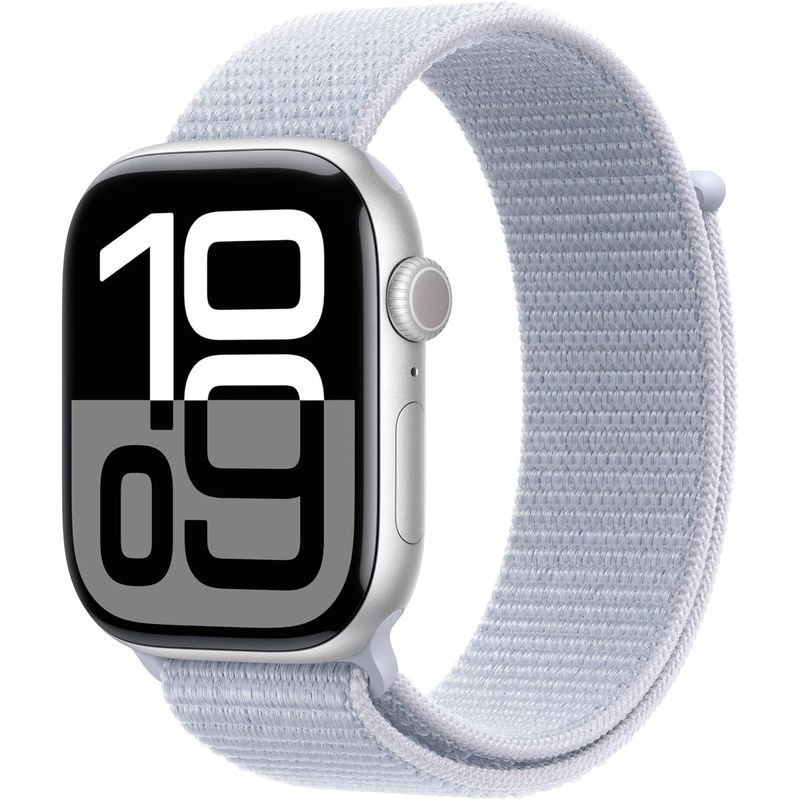 APPLE - Apple Watch Series 10 GPS 46mm Silver Aluminio Sport Loop