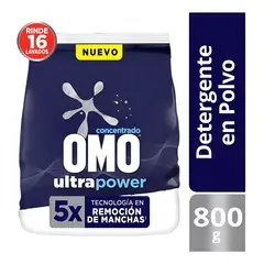 OMO - Detergente Concentrado En Polvo Ultra Power 800g