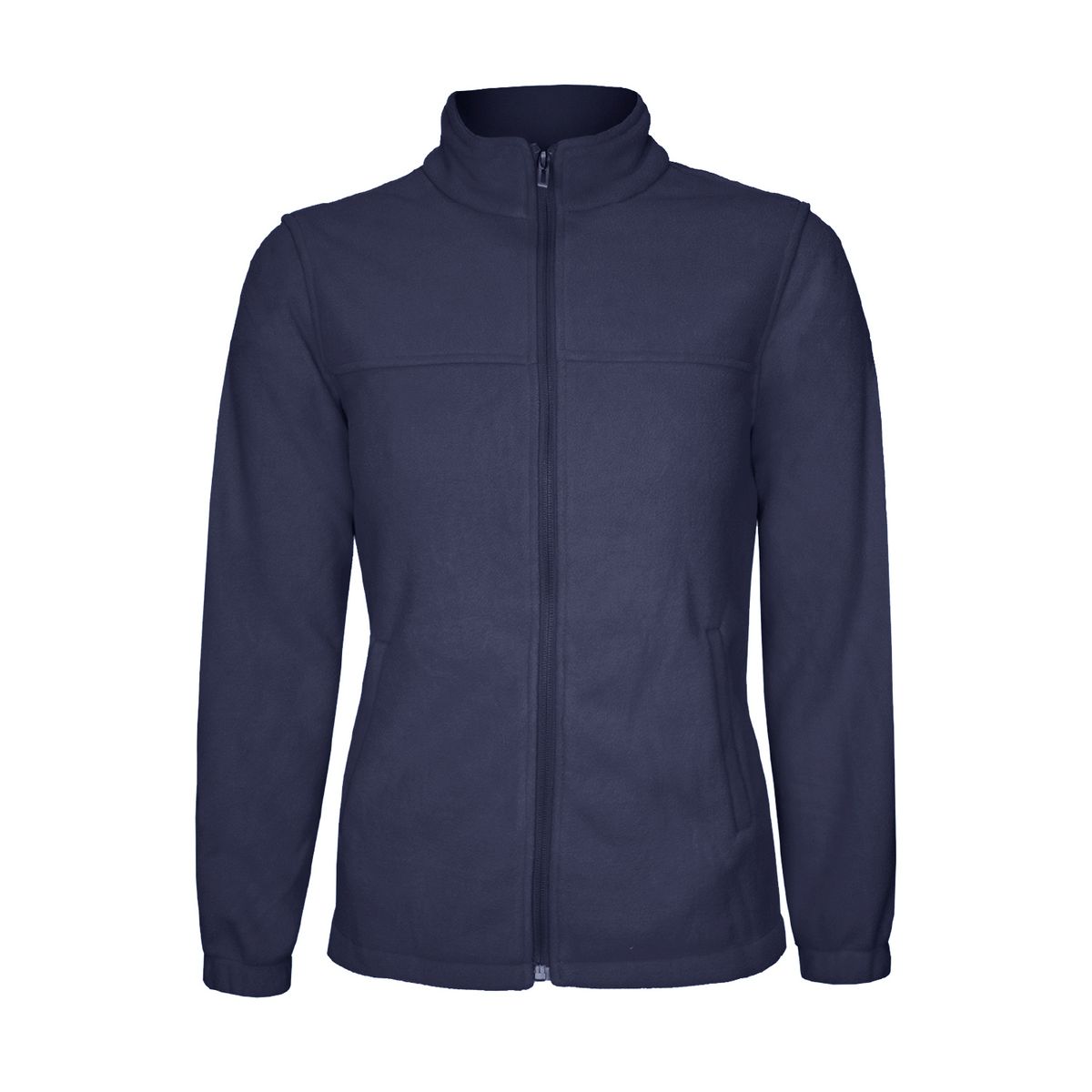 ANDESLAND OUTDOOR APPAREL - Chaqueta Polar Liso Chilla Azul Oscuro Mujer