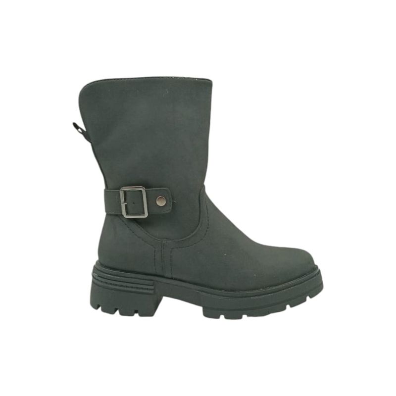 HERIEL - Bota Negra Taco Mujer.