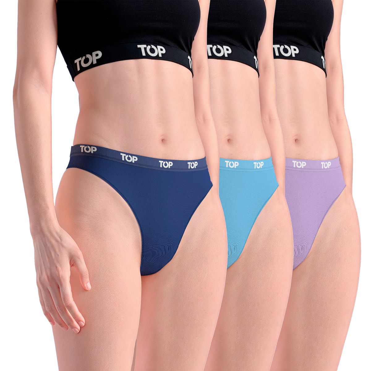 TOP - Colaless Algodón con Elástico Pack 3 C4 Top