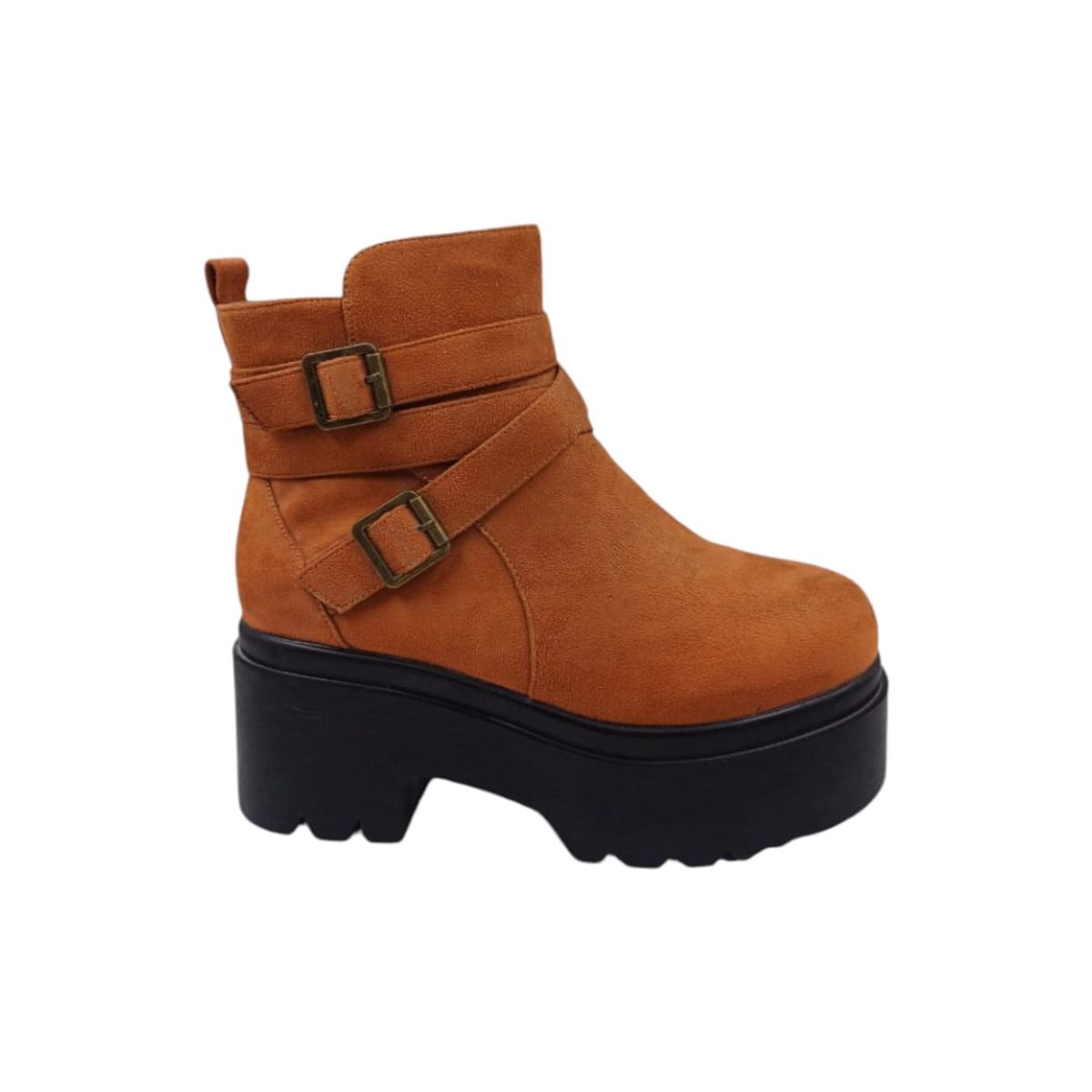 HERIEL - Botín Camel Plataforma Mujer