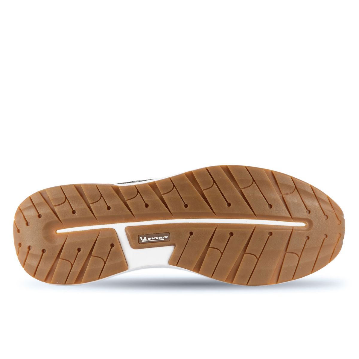 MICHELIN FOOTWEAR - Zapatilla Urbana Casual Hombre Verde Naranjo Michelin Pu15