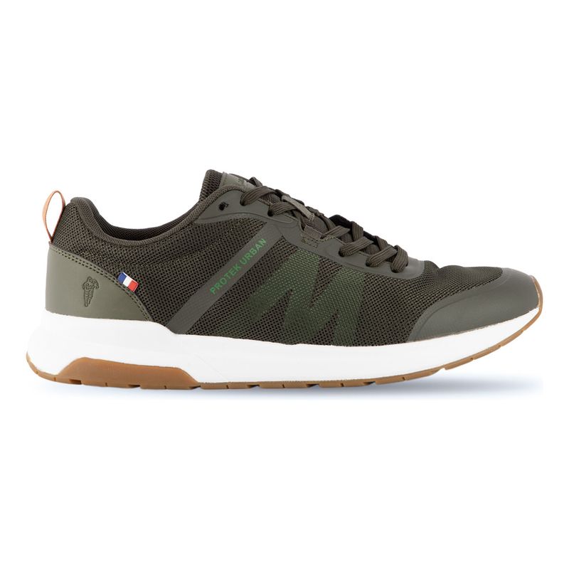MICHELIN FOOTWEAR - Zapatilla Urbana Hombre Verde Naranjo Oscuro Michelin Pu15