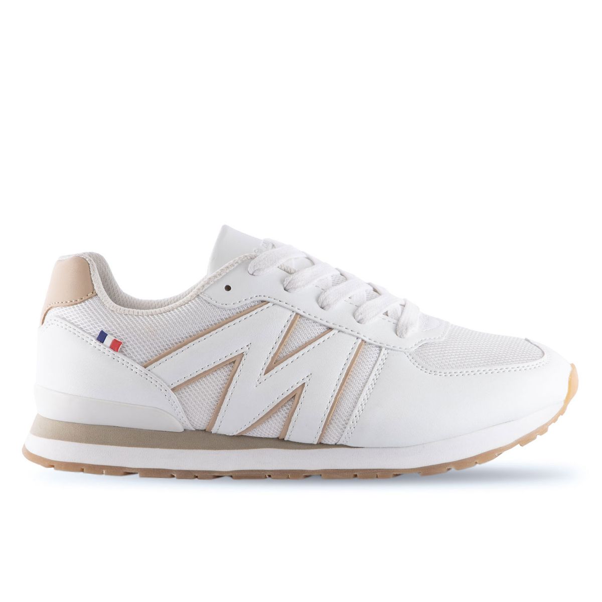 MICHELIN FOOTWEAR - Zapatilla Casual Urbana Mujer Blanco Beige Michelin Cc12