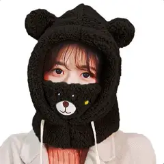 ARCA SHOPPING - Gorro Invierno Gorro De Lana Gorro Oso Gorro Chiporro Cuello