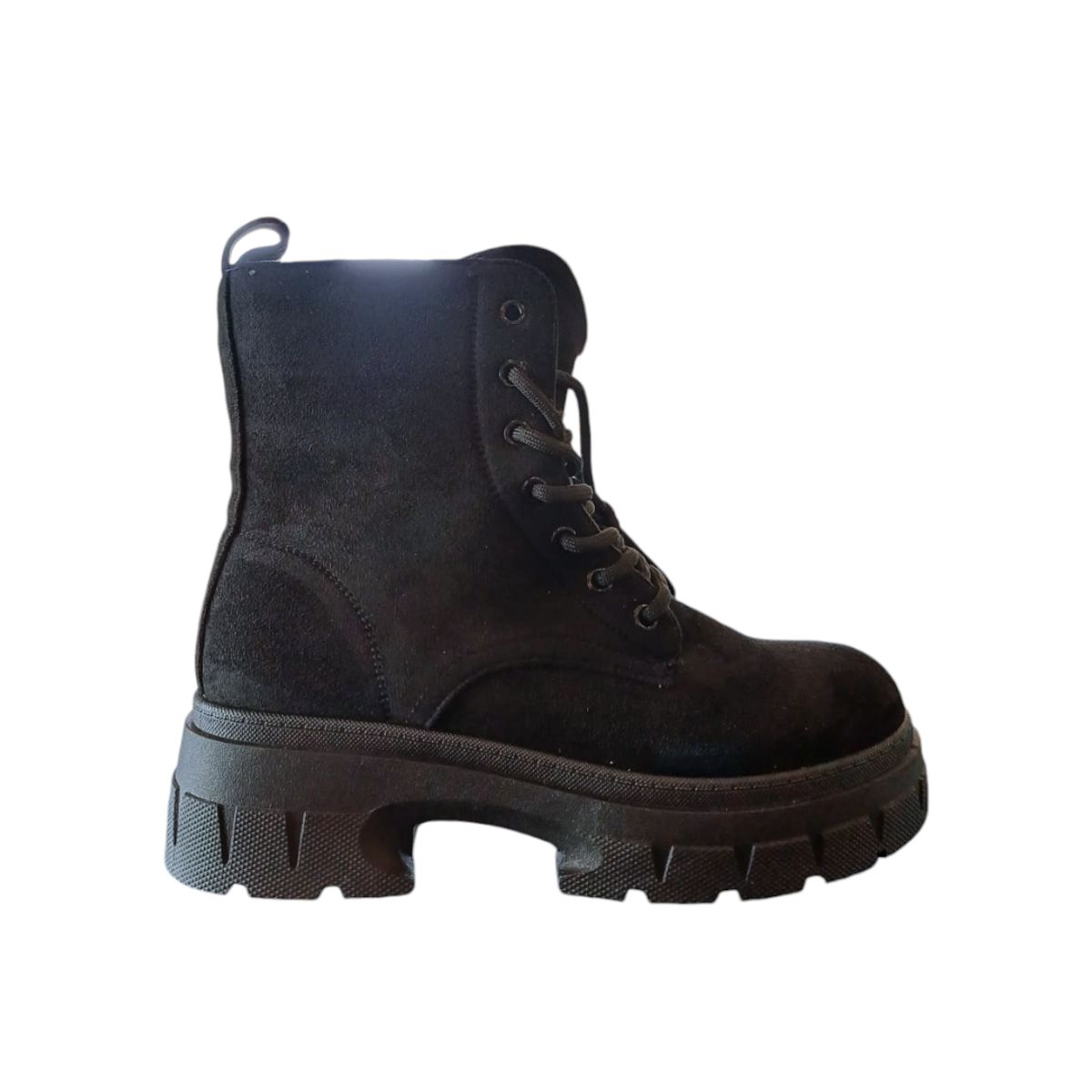 HERIEL - Botín Negro Plataforma Mujer