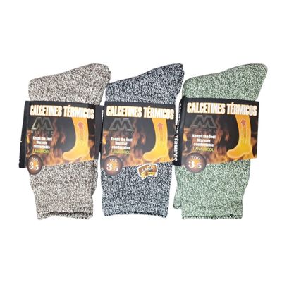 Imagen 2 del producto X6 Calcetines Ultra Termicos Gruesos De Lana Para Hombre