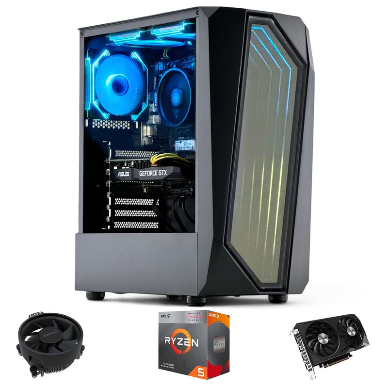 HYPERPC - PC GAMER Bandit AMD RYZEN 5 5500 16gb 1Tb GTX 1650 WiFi