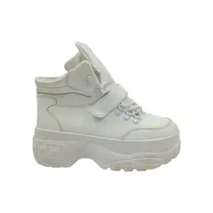 HERIEL - Zapatilla Blanca Plataforma Mujer