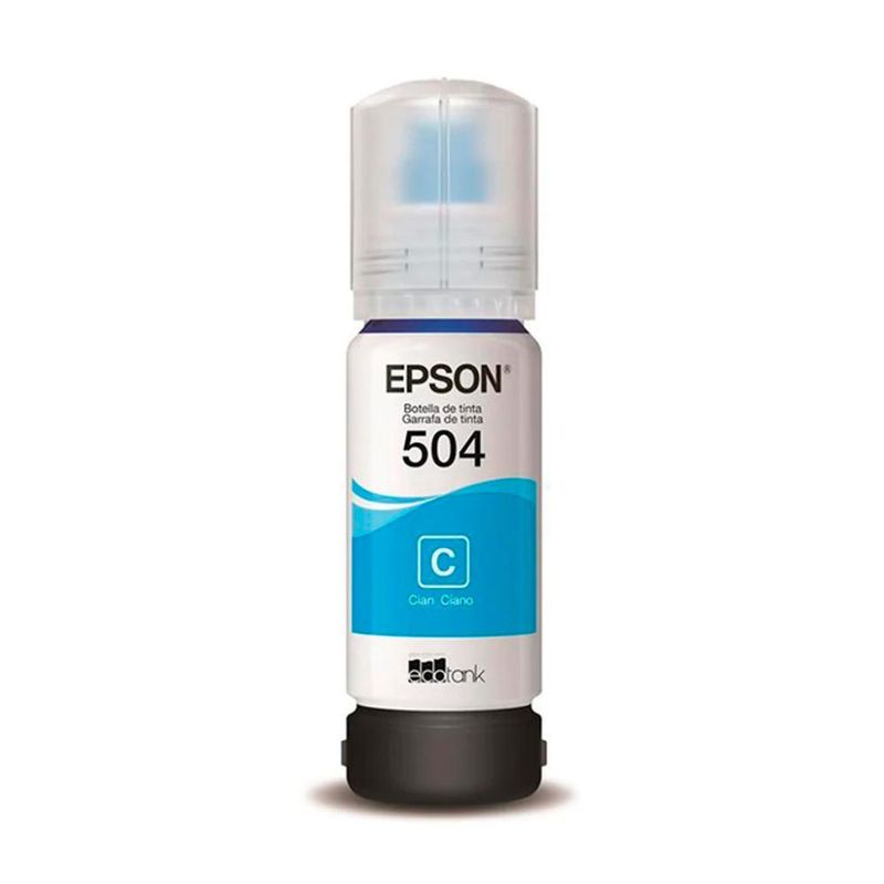 EPSON - Botella de Tinta Epson T504 Cian T504220-AL.
