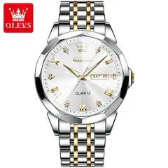 STARTECHOFFICE - Reloj de Hombre Elegante Movimiento de Cuarzo Japonés Acero Inoxidable
