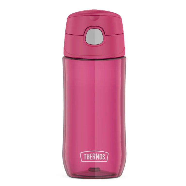 Botella De Hidratacion Tritan Fun 470ml C/Tapa Rosa