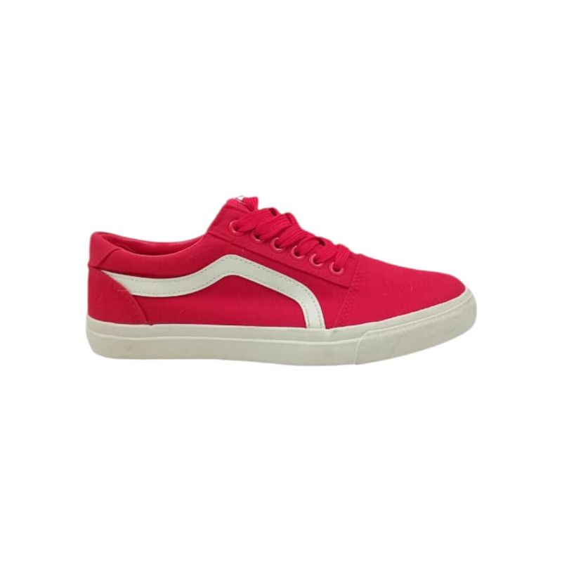 HERIEL - Zapatilla Roja Baja Mujer