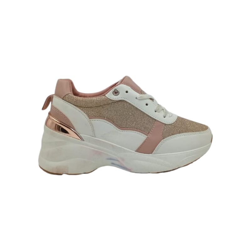 HERIEL - Zapatilla Rosa Plataforma