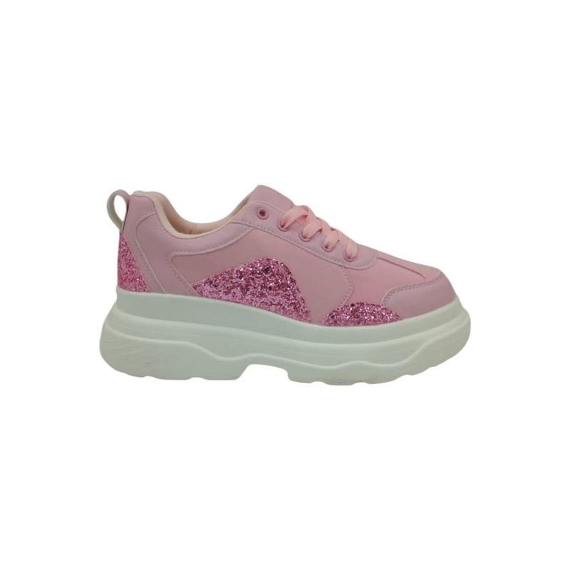HERIEL - Zapatilla Rosa Plataforma