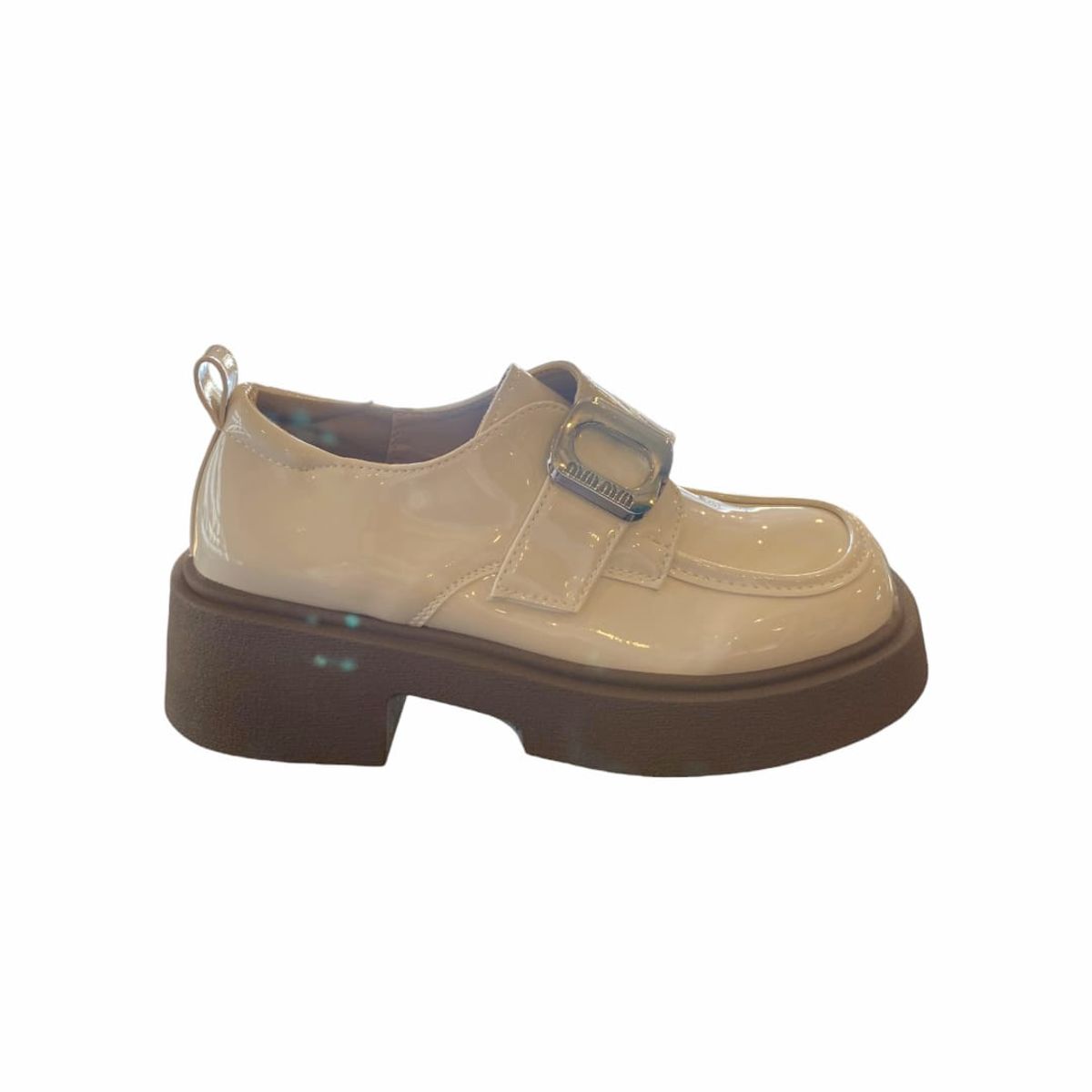 HERIEL - Zapato Blanco Plataforma Charol