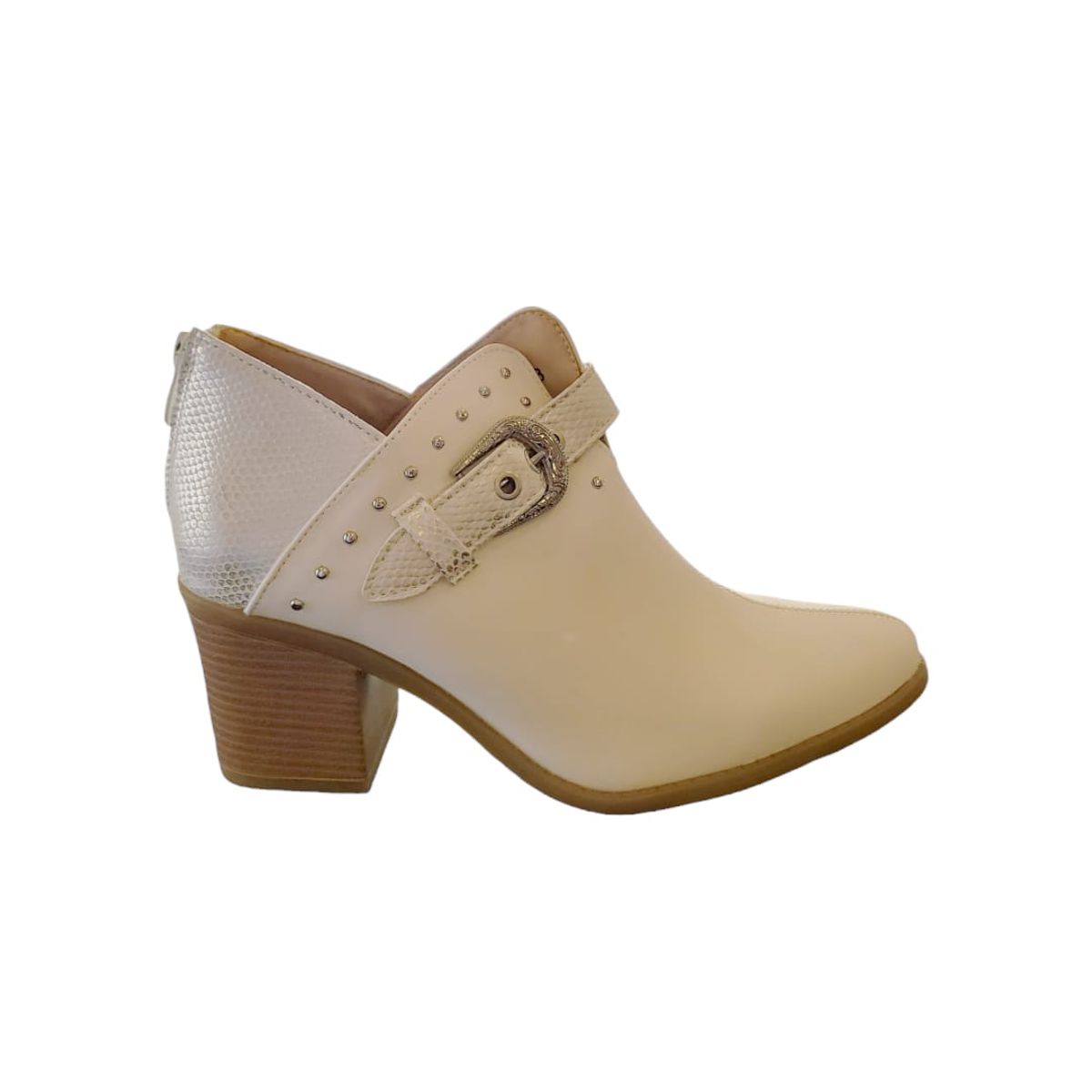HERIEL - Botín Blanco Taco Mujer