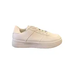 HERIEL - Zapatilla Blanca Plataforma Mujer