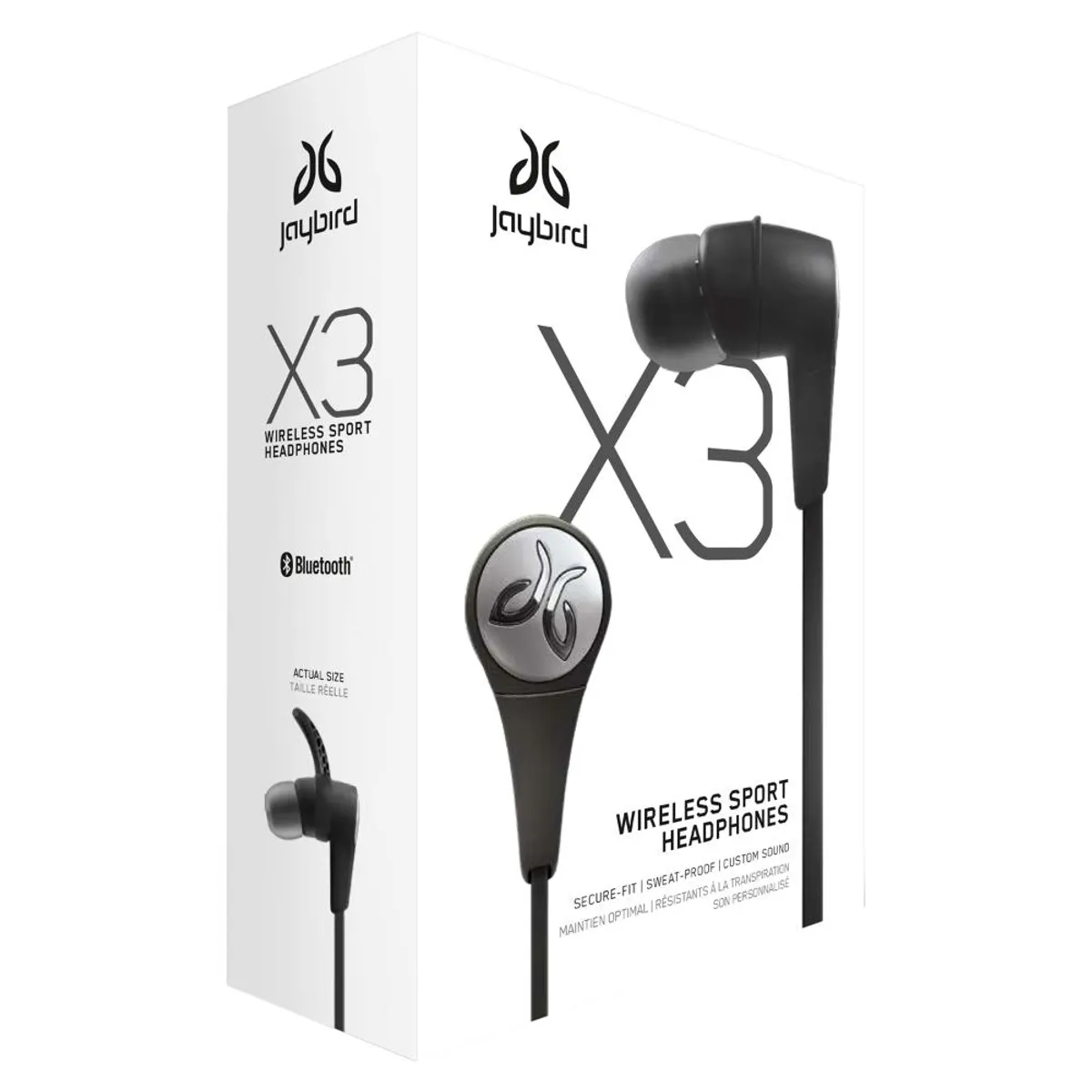 LOGITECH - Audífonos Logitech Jaybird X3 In-ear Bluetooth Negro