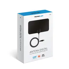 TECNOLAB - ANTENA DE TV DIGITAL 3-5dB -Cable 3 mts