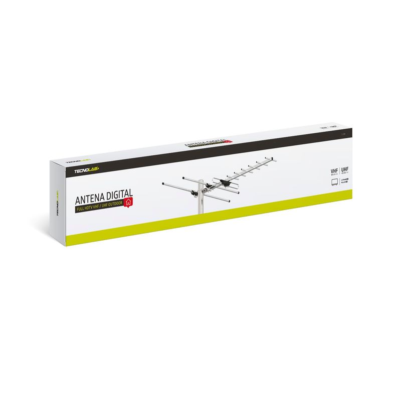 TECNOLAB - ANTENA DE TV DIGITAL PARA  EXTERIOR  7-9dB