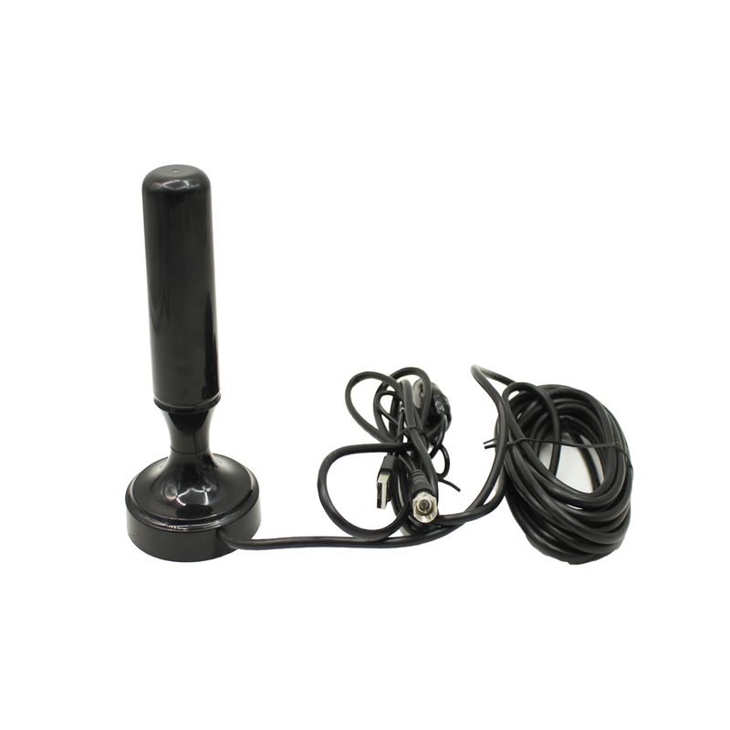 TECNOLAB - ANTENA DE TV DIGITAL PARA INTERIOR - 25dB - Cable 5 mts - CON AMPLIFICADOR.